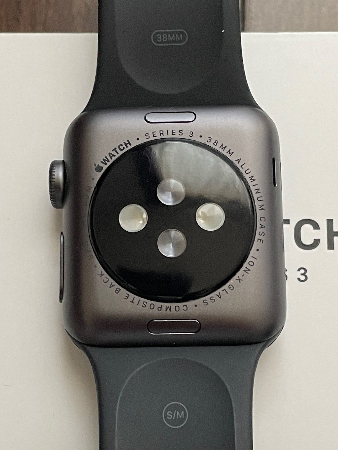 APPLE WATCH3 38 SGAL BK130-200 201809 - メルカリ