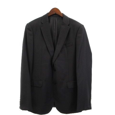 アルマーニコレツォーニ　黒テーラードカラースーツ　美品 アルマーニ コレツィオーニ ARMANI COLLEZIONI M LINE スーツ
