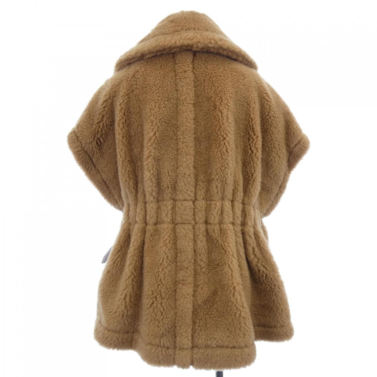 マックスマーラ Max Mara NEWABAVO テディベア ケープ