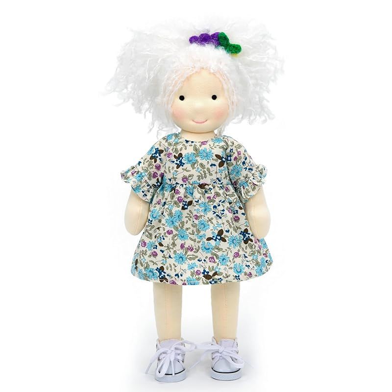 ウォルドルフ人形白い髪の女の子 ウォルドルフ人形 白い髪の女の子