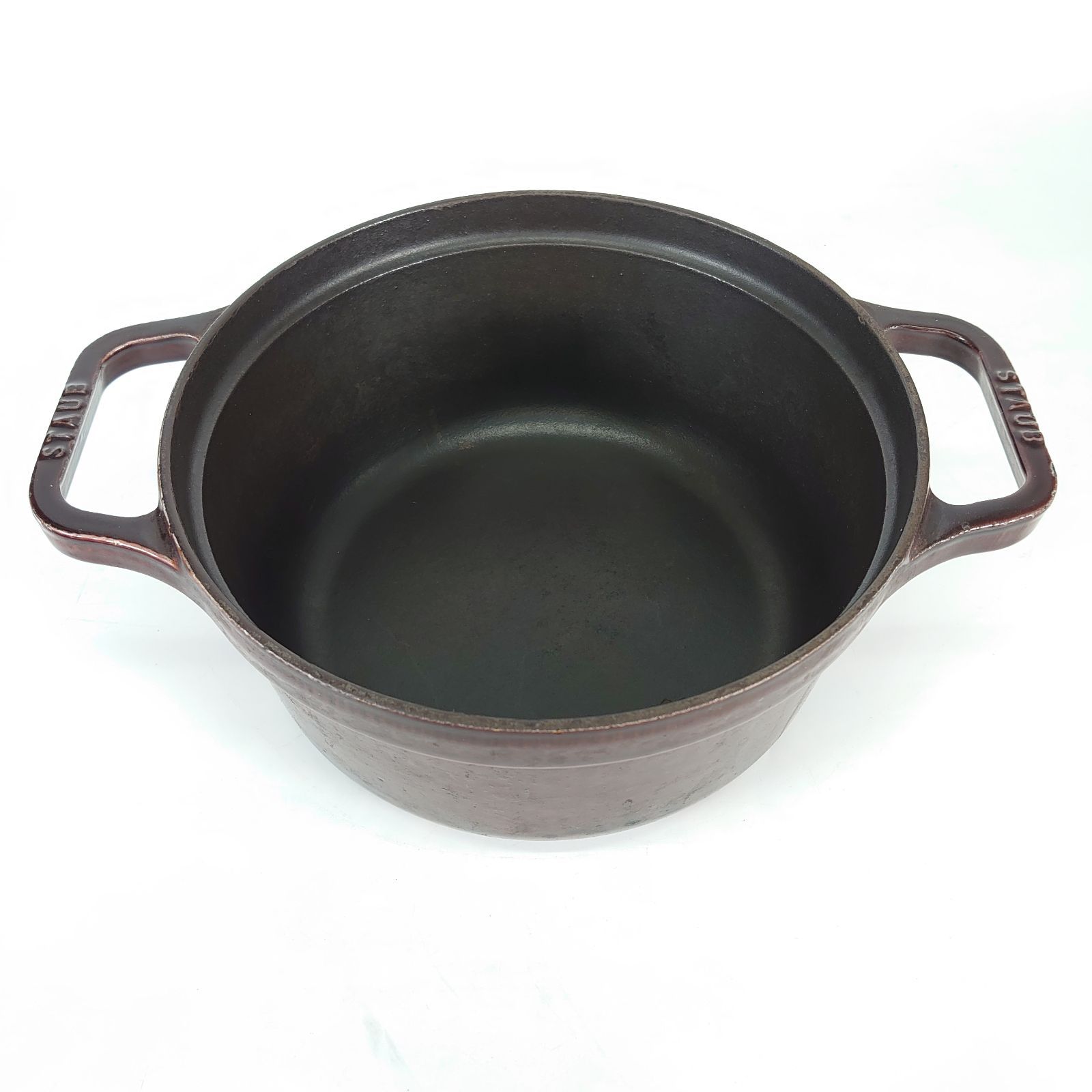 廃盤 Staub ストウブ 22cm パープル ナス オーベルジン