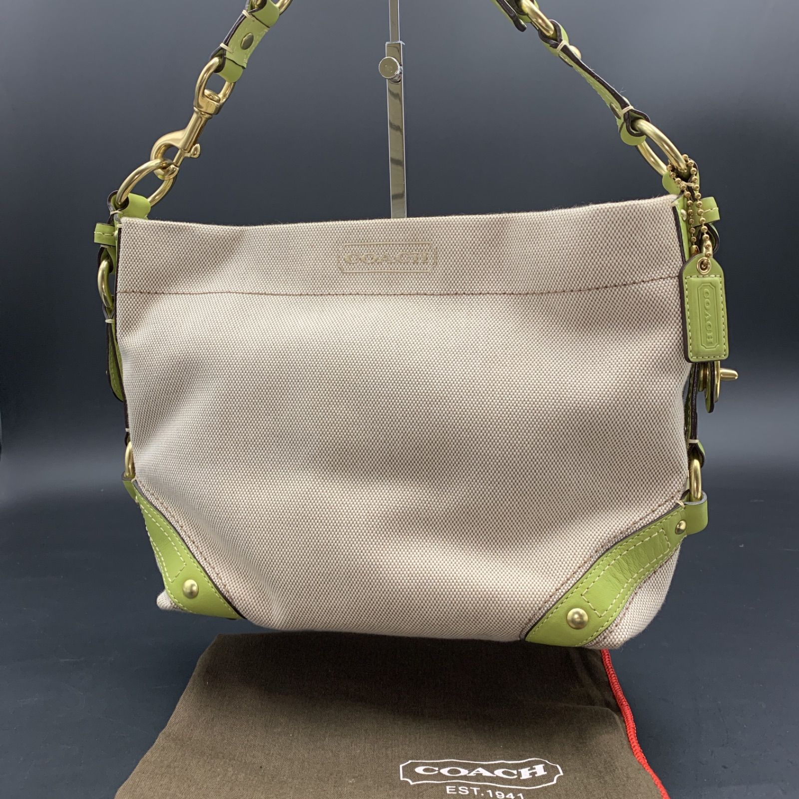 83 COACH コーチ キャンバス ショルダーバッグ 10448 - メルカリ