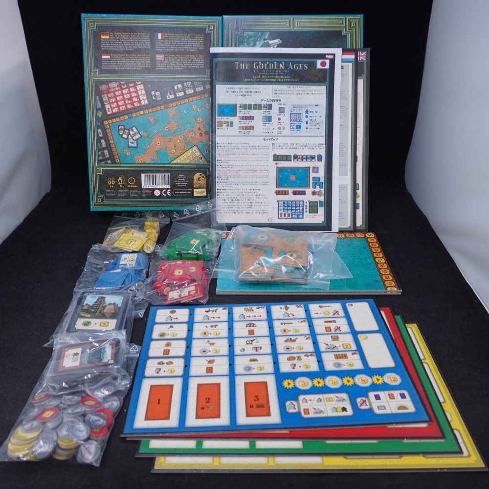 ボードゲーム　黄金時代 多言語版 (The Golden Ages) [日本語訳付き] 日本語訳有】 The Golden Ages 黄金時代 ボードゲーム - メルカリ