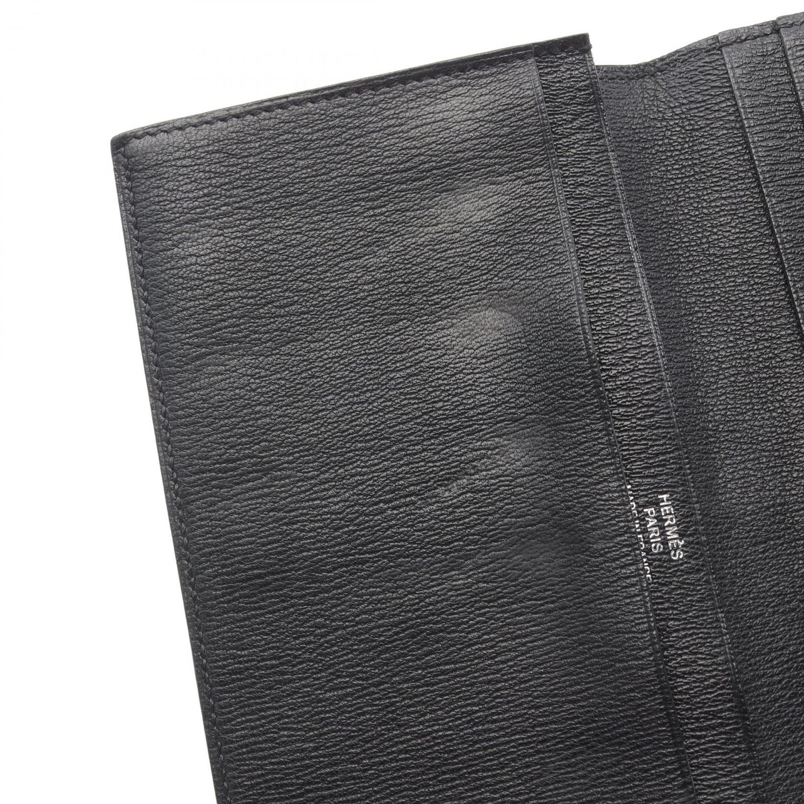 エルメス HERMES 二つ折り長財布 MC2 フレミング ブラック その他 MC2