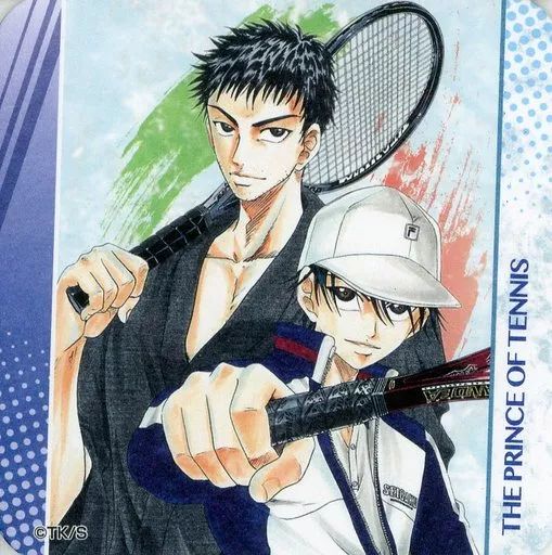 ジャンプ展 創刊50周年記念 アートコースター　テニスの王子様 テニスの王子様 ジャンプ展 アートコースター 青学 越前 手塚 大石 不