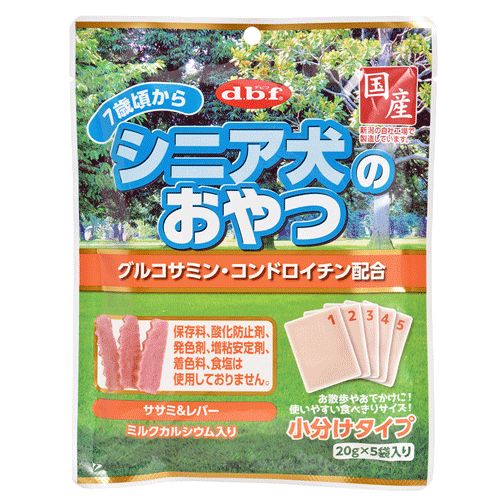 デビフ シニア犬のおやつ グルコサミン コンドロイチン配合 100g 20g×5袋 ×48袋