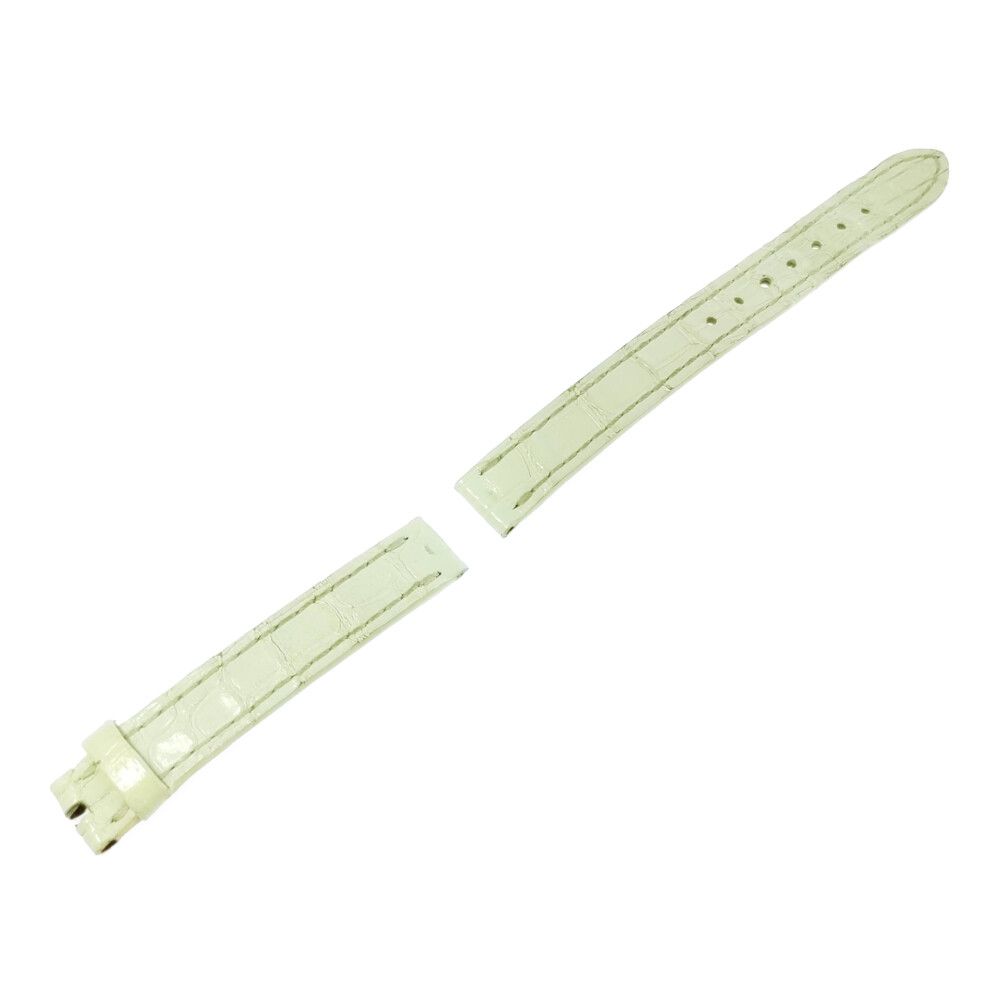 HARRY WINSTON ハリー・ウィンストン W1.0ｍｍ ＃Mサイズ レザーベルトのみ 時計替えベルト/ホワイト【】【C】【レディース】B8536898【中古】
