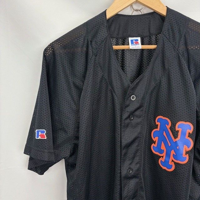 RUSSELL ATHLETIC NY METSフォント パッチ ベースボール ゲーム