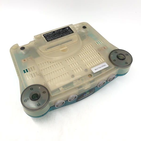 中古】本体）【ジャンク】任天堂/NINTENDO64 クリアブルー/NUS-001