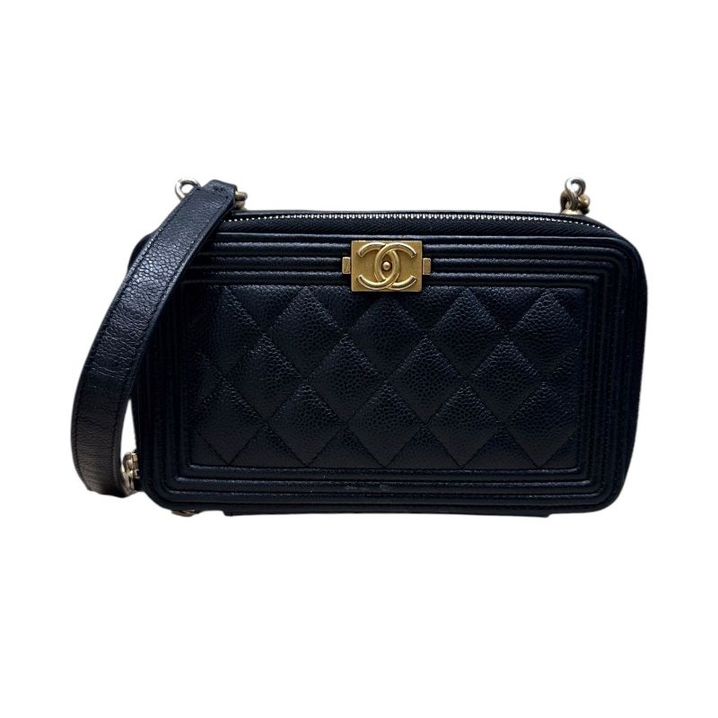 シャネル クラッチバッグ チェーン付き キャビアスキン ブラック 楽天市場】シャネル CHANEL クラシック チェーンクラッチ