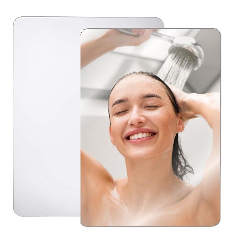 専門家監修 圧倒的クリアな映像 浴室鏡 お風呂鏡 マグネット式 A3サイズ くもりにくい 歪み軽減 A3x2枚