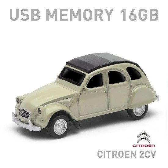 シトロエン2CV USBメモリー 16GB ホワイト653030【外箱ダメージあり】