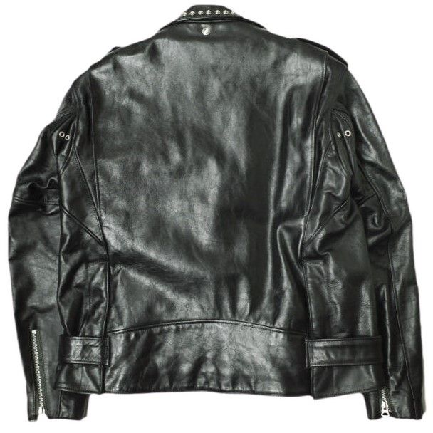 新品 sacai x schott サカイ ショット 22AW 別注 Leather Studs