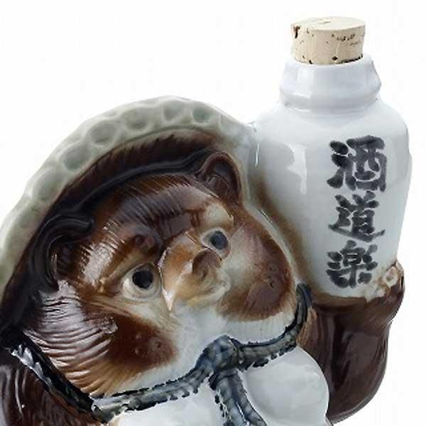 飲兵衛狸 徳利 K5415 ※陶器,日本,民芸品,工芸品,レトロモダン,ユニーク,たぬき,アニマルお祝い事,催事,信楽焼風,お店,呑み屋,置物,居酒屋  - メルカリ