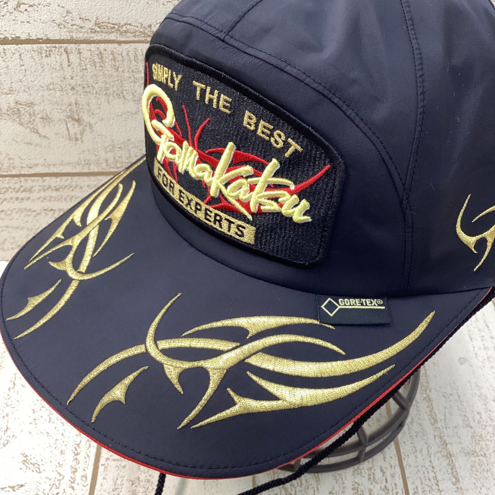 値下げ】がまかつキャップ がまかつ ゴアテックスキャップ ワッペン