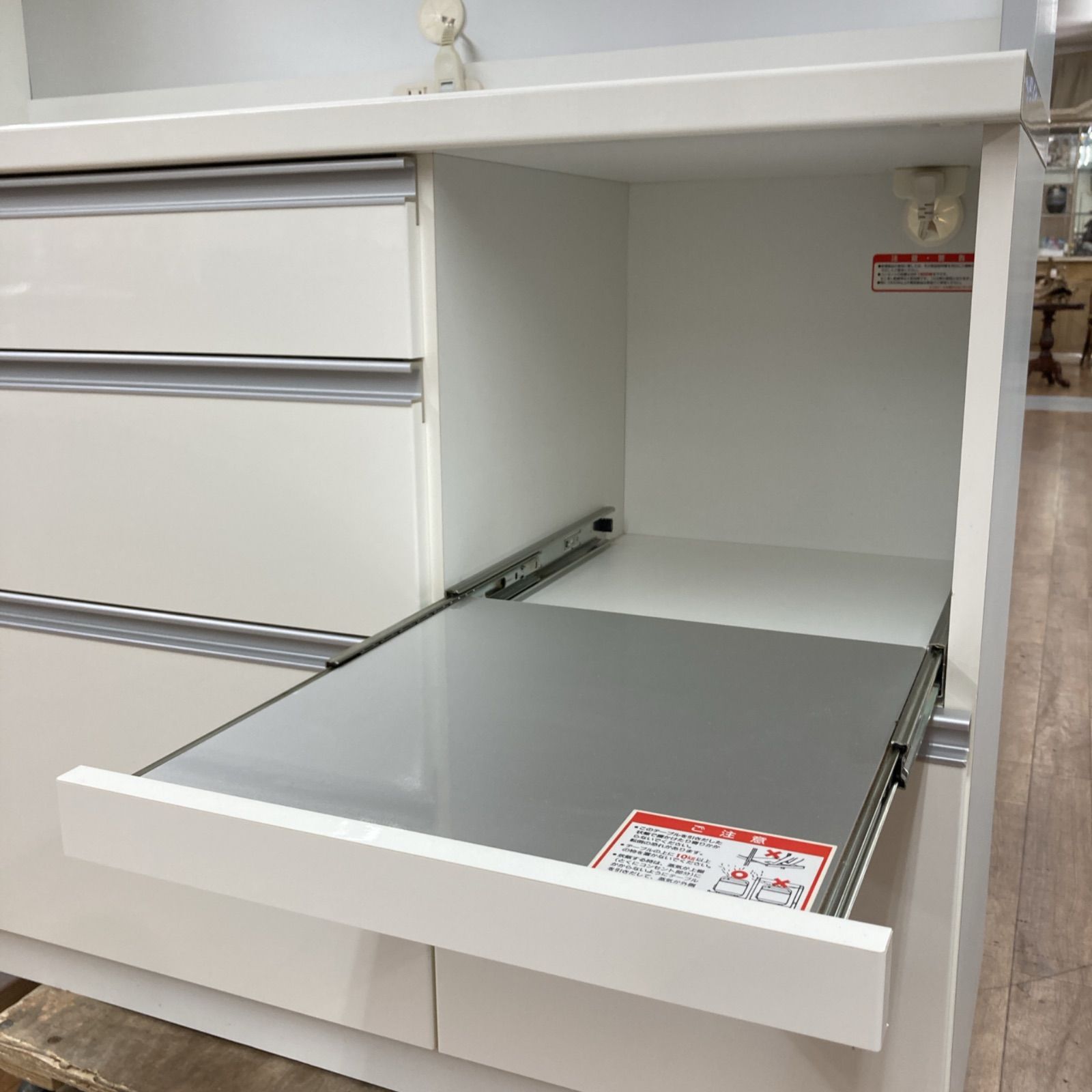 高橋木工所　160 キッチンカウンター (ブラック)食器棚　カップボード 在庫処分セール】高橋木工所 ココット キッチンボード 160