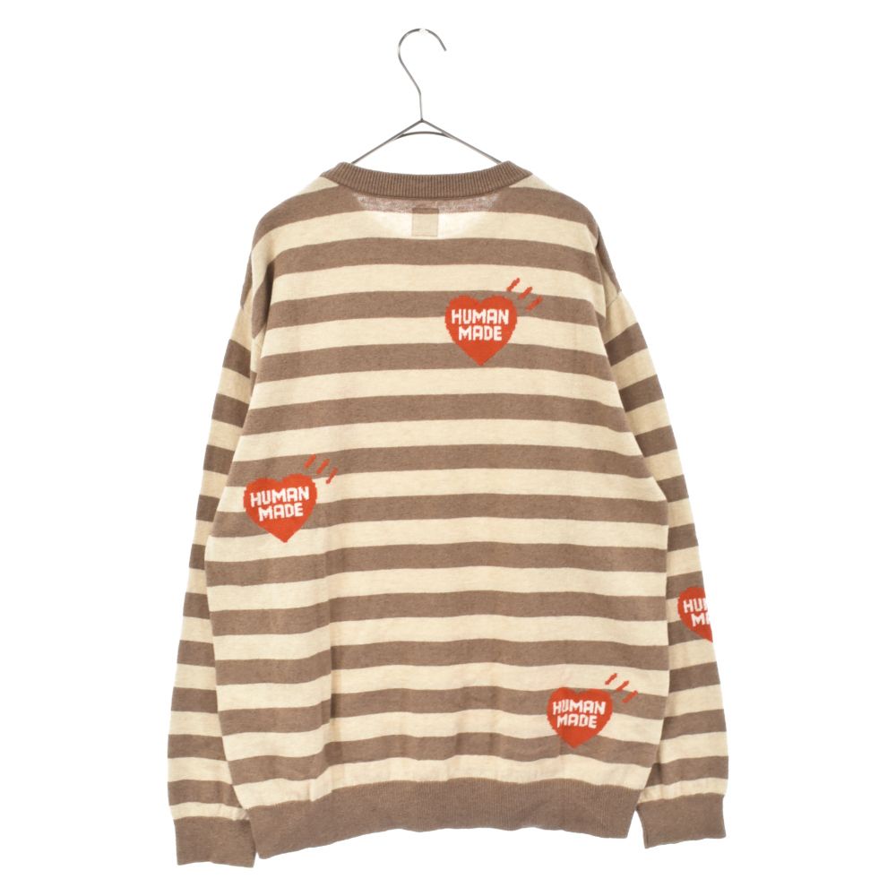 HUMAN MADE (ヒューマンメイド) 22AW STRIPED L/S KNIT SWEATER