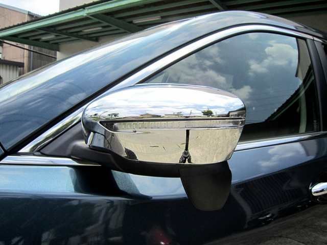 BRIGHTZ エクストレイル T32 メッキドアミラーカバー MIR-SID-048 HNT32 HT32 NT32 HNT HT NT 日産 エクストレイル T32型 ドアミラー カバー 光沢鏡面