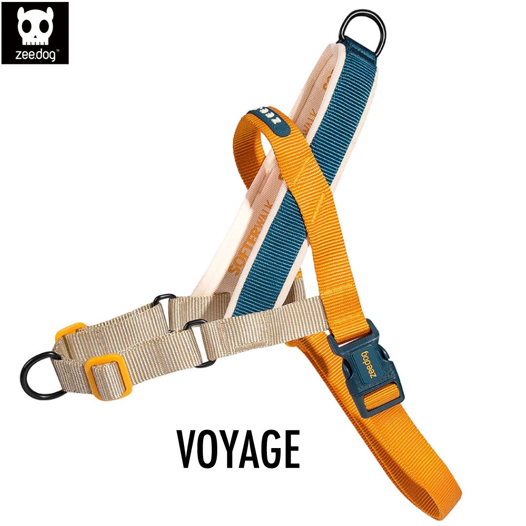 zee.dog ジードッグ SOFTER-WALK HARNESS/ソフターウォークハーネスVOYAGE(ボヤージュ) サイズL (大型犬用) 999067