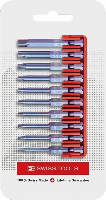 PBスイスツールズ1/4”Hex段付きビットセット【10本組】E6.716CN(PB SWISS TOOLS)