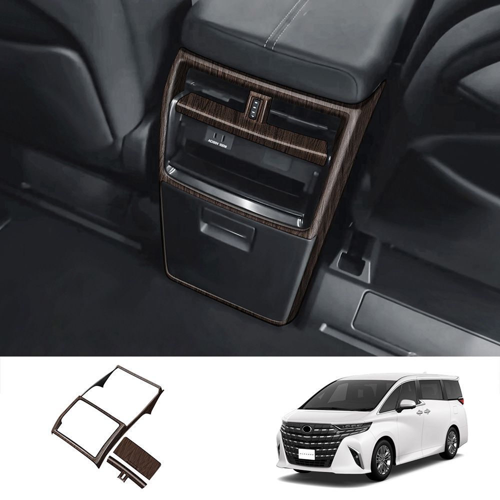 式 トヨタ アルファード ヴェルファイア 40系 リアシート用 キックガード 外枠 大型パネル 3点セット 車内保護 傷防止 耐摩耗 FFCRYSTALESIA_COM