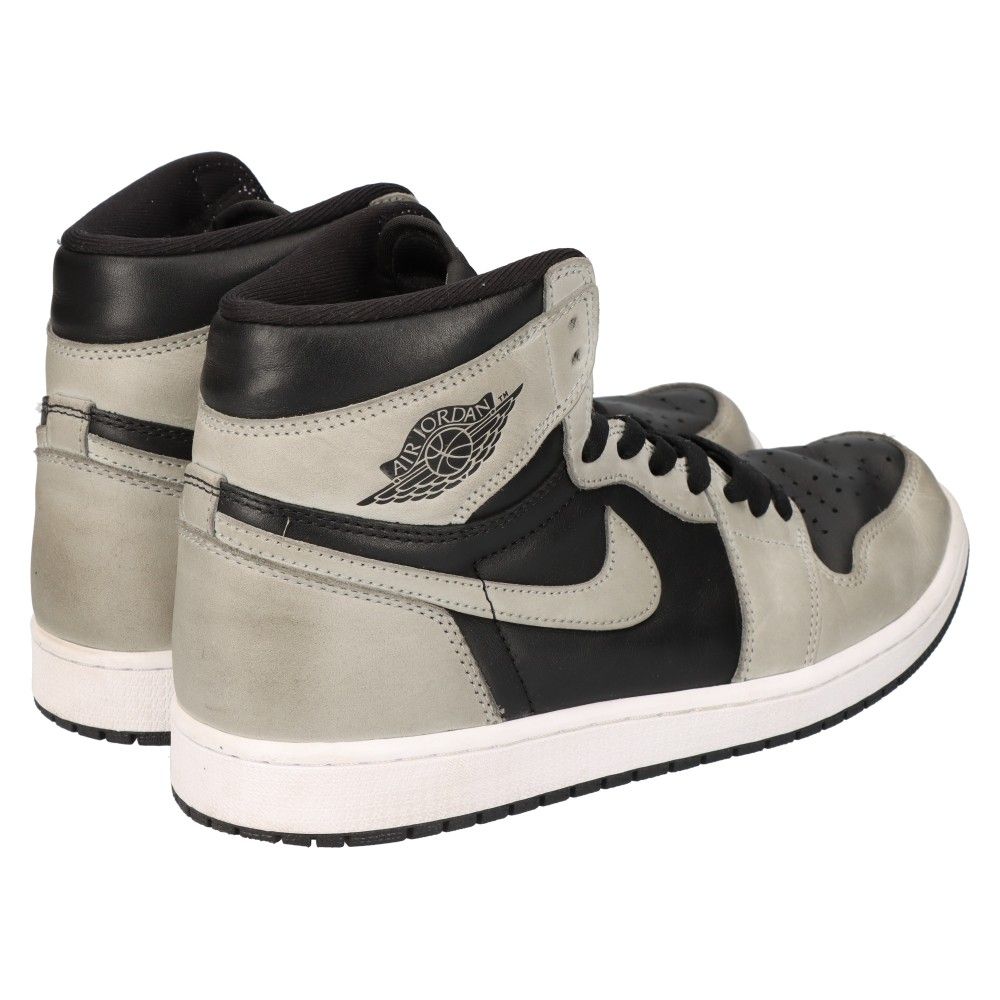 NIKE (ナイキ) AIR JORDAN 1 HIGH OG SHADOW 2.0 エアジョーダン1レトロ ハイ OG シャドー2.0  ハイカットスニーカー US10/28.0cm 555088-035 ブラック/グレー - メルカリ