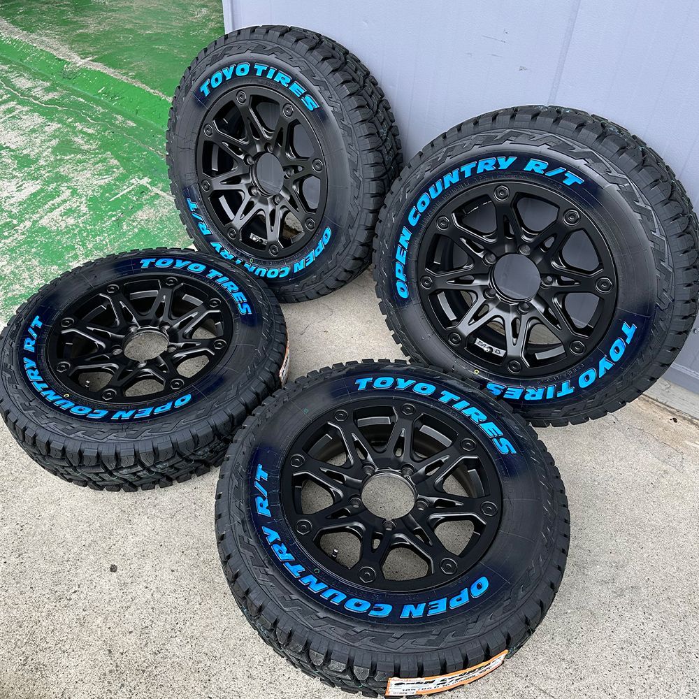 【限定キャンペーン開催中！】JIMNY ジムニー タイヤホイール TOYO オープンカントリーR/T 185/85R16 ホワイトレター 16インチ BDX08 新品4本セット