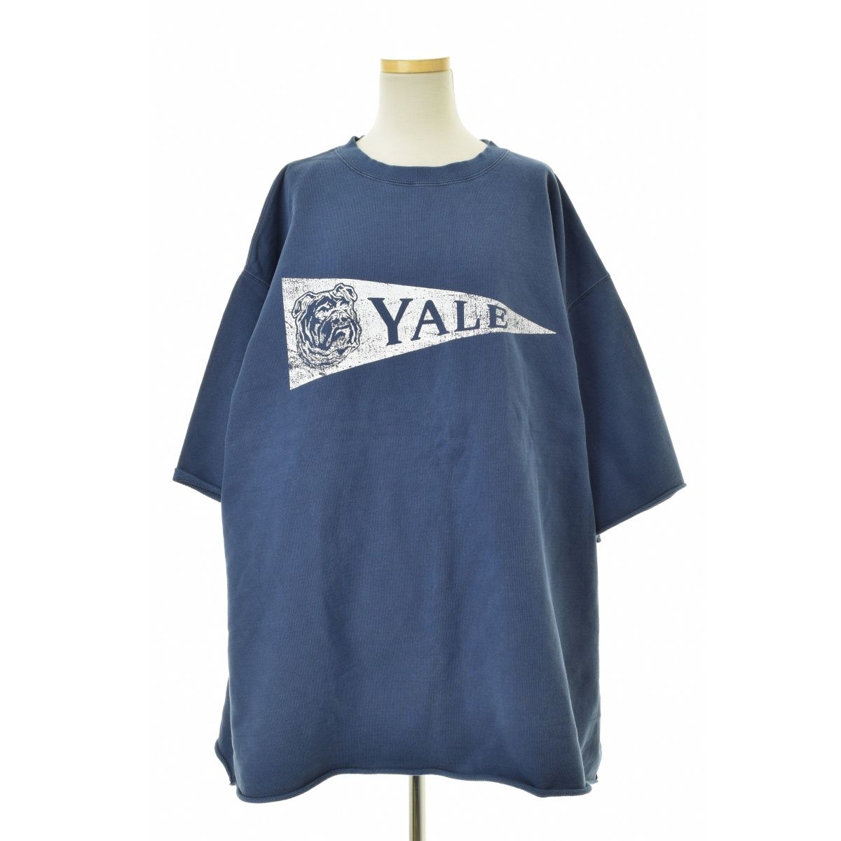 Framework】22070220318040 YALE/BIG-TEEスウェット七分袖チュニック 