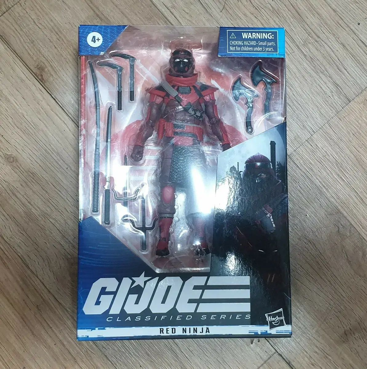 ハズブロ G.I.ジョー クラスファイド レッド 忍者 アクションフィギュア 未開封