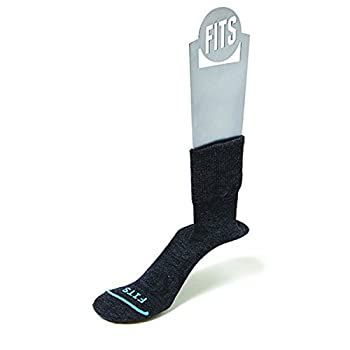 FitsライトパフォーマンスTrail???Quarter Socks ハイキングソックスfor running-outdoor M グレイ