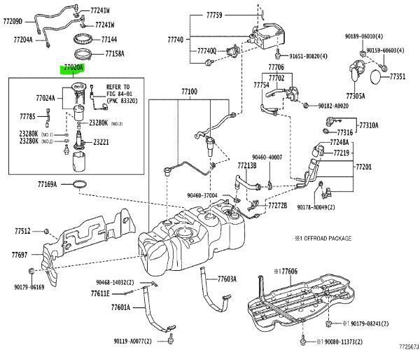 トヨタ 純正 セコイア タンドラ フューエルサクション チューブ ポンプ - ゲージ 付 77020-0C081 TOYOTA ♥ LEXUS Genuine JDM