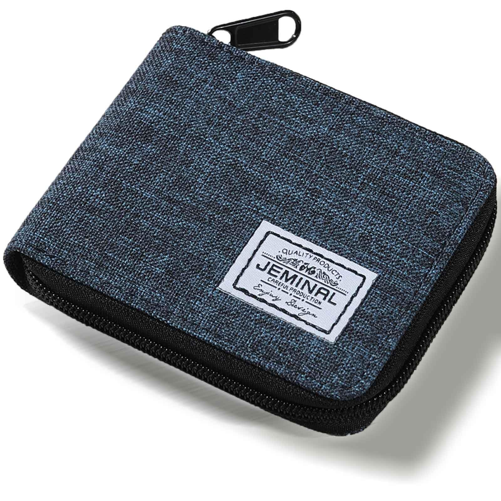 数量 ＪＭ ＪＥＭＩＮＡＬ 杰米路 カジュアルウォレットショートジップウォレットユースメンズとレディース潮布財布グラデーション リネンウォレット