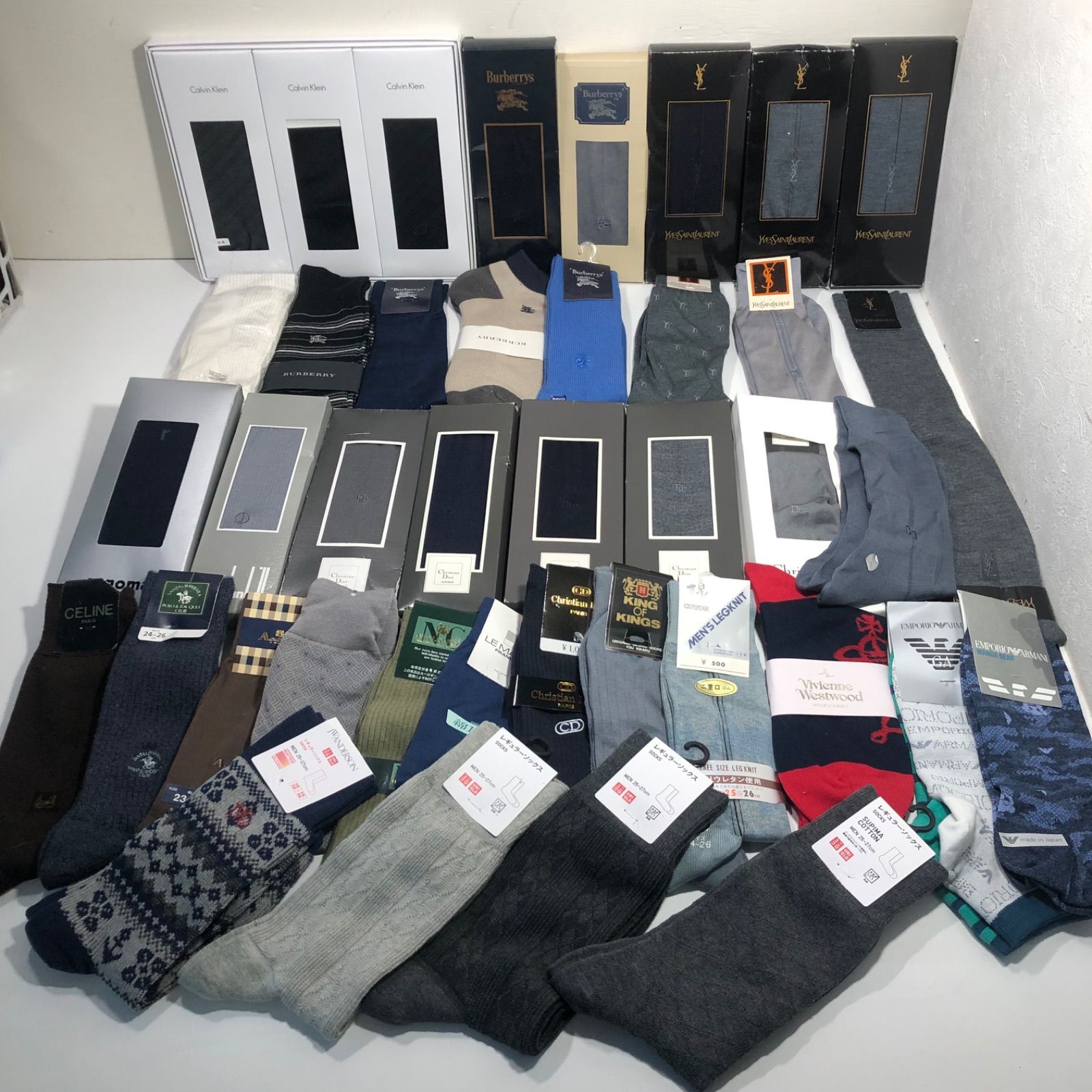 ☆新品未使用! ブランド メンズ ソックス 靴下 39足 まとめ売り ☆新品未使用! ブランド メンズ ソックス 靴下 39足 まとめ売り