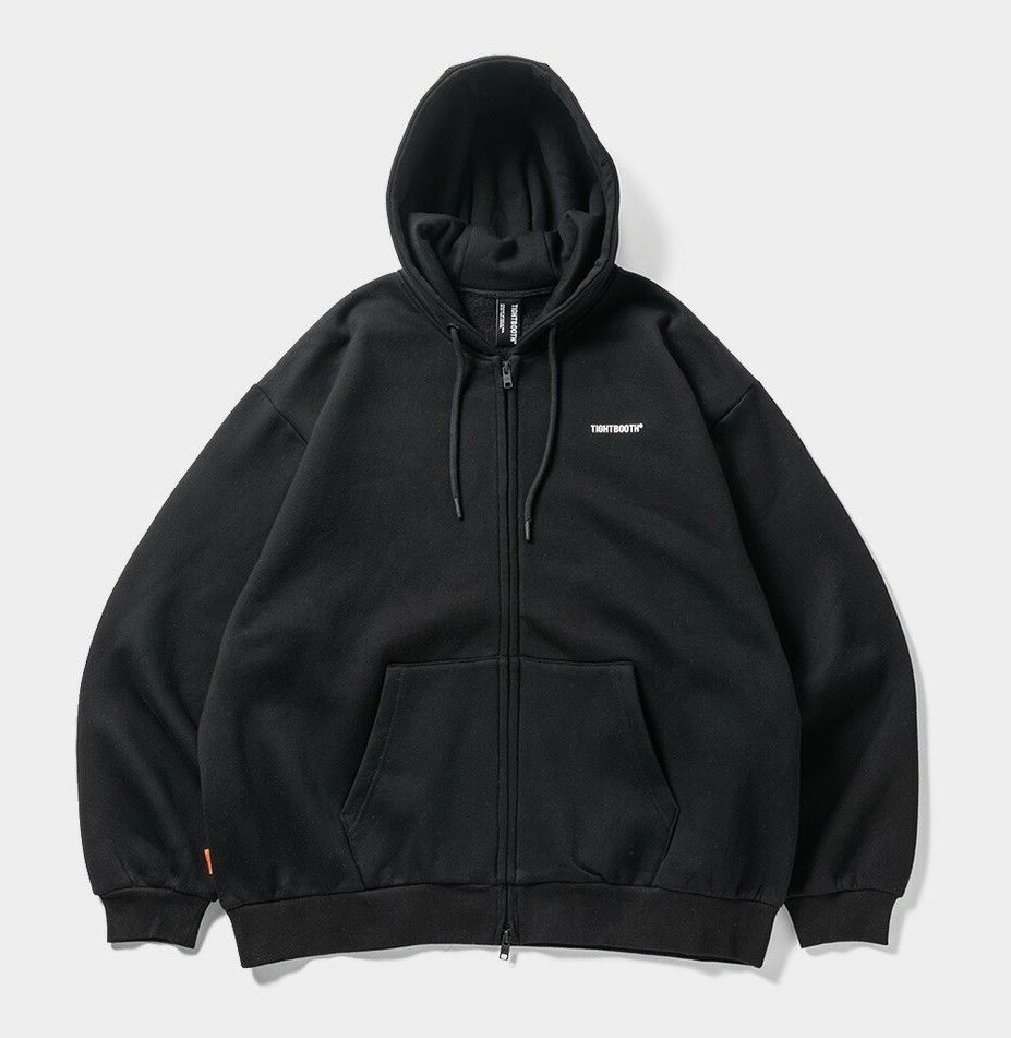 TIGHTBOOTH｜タイトブース LOGO ZIP HOODED SWEAT SHIRT ロゴ