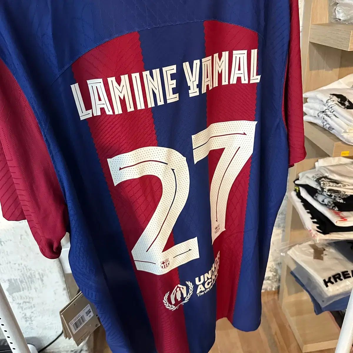 23 ー 24 バルセロナ ホーム アセンティック No 27 ラミン・ヤマル
