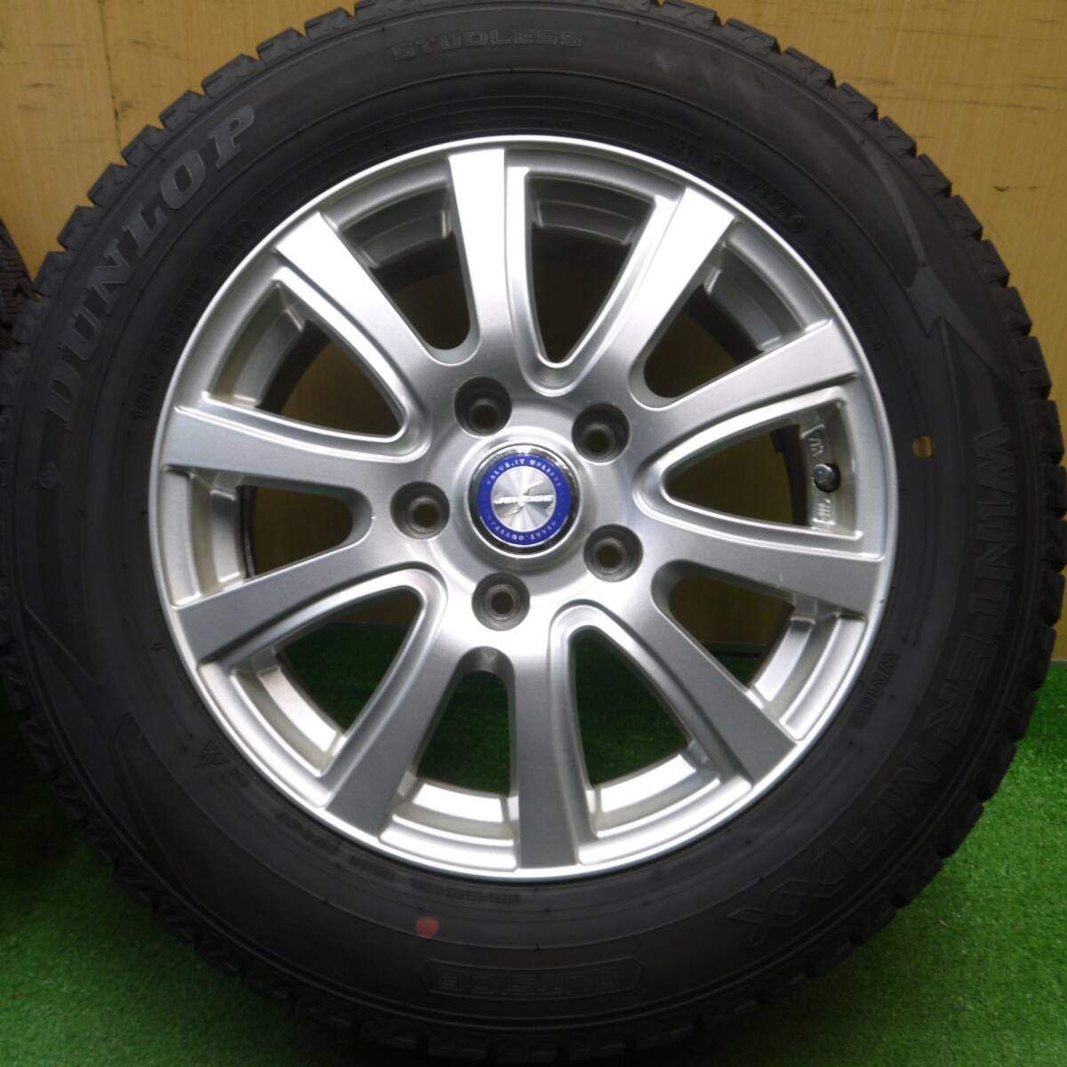 バリ溝！21年！キレイ！9.5分☆スタッドレス 195/65R15