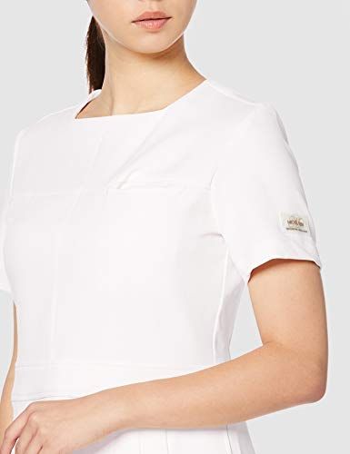  ミッシェルクラン 女性 レディース ワンピース 透防止 制電 ストレッチ 制菌 洗濯対応 MK 0030 C-12 オフホワイト S その他 フェイスケア