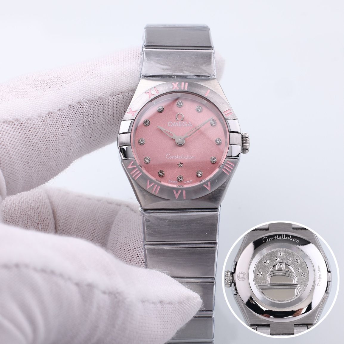 【最安値】 OMEGA コンステレーション レディースクオーツウォッチ - ケース カード 袋付き｜ ｜ ♥-MM輸入