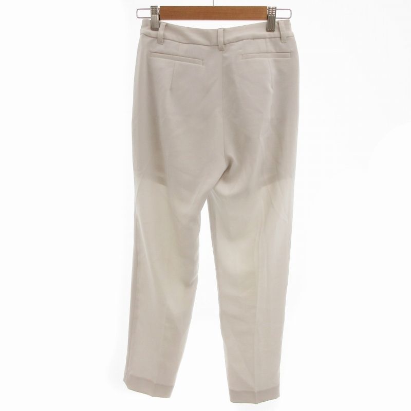 NATURAL BEAUTY BASIC セットアップスーツ S ノーカラー ストレッチツイルセットアップシリーズ ノーカラージャケット