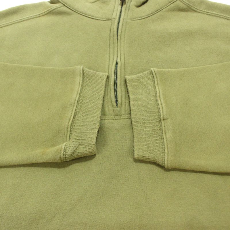 00s Columbia エルボーパッチ ハーフジップ スウェット トレーナー 
