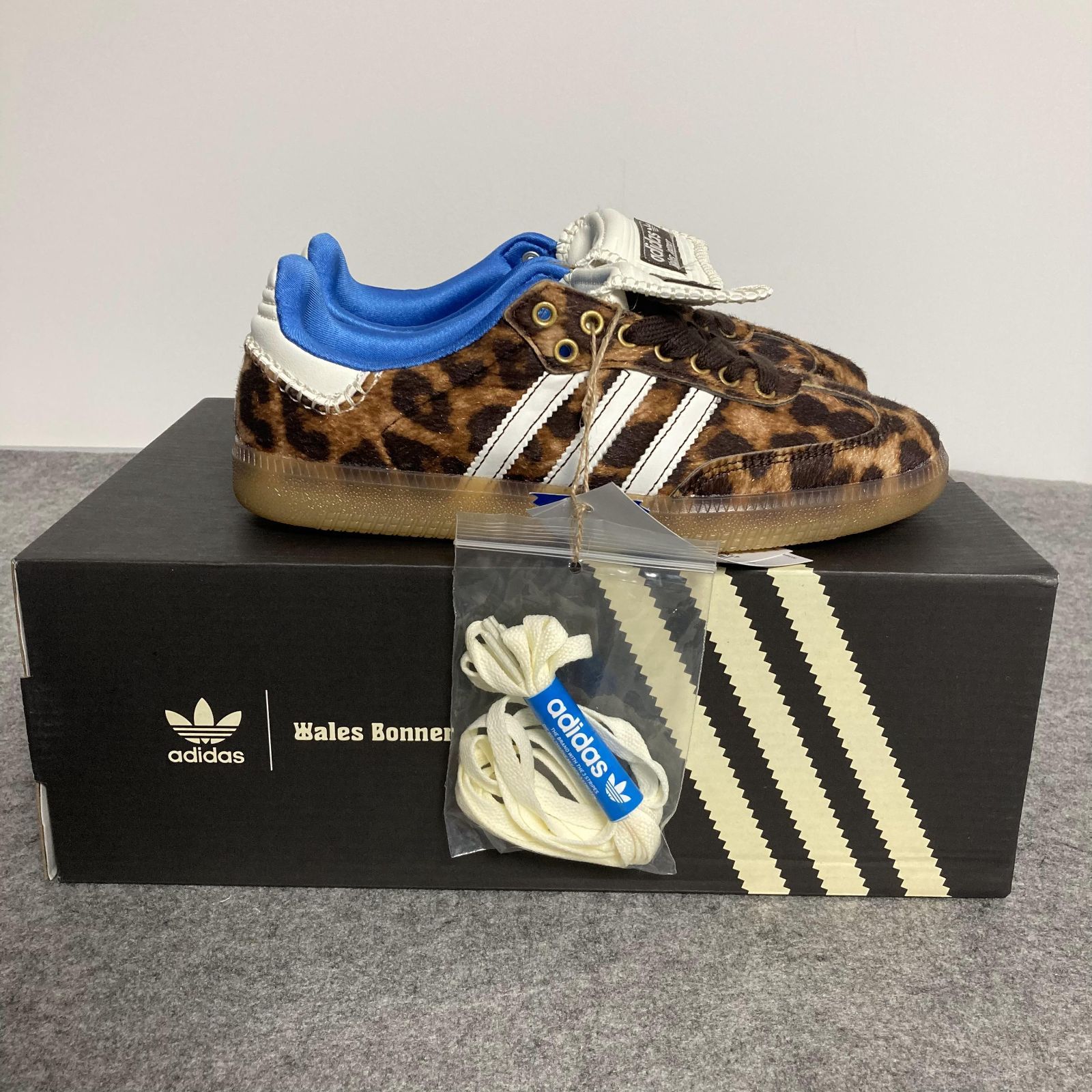 新品 Wales Bonner × adidas Samba Pony class ヒョウ柄