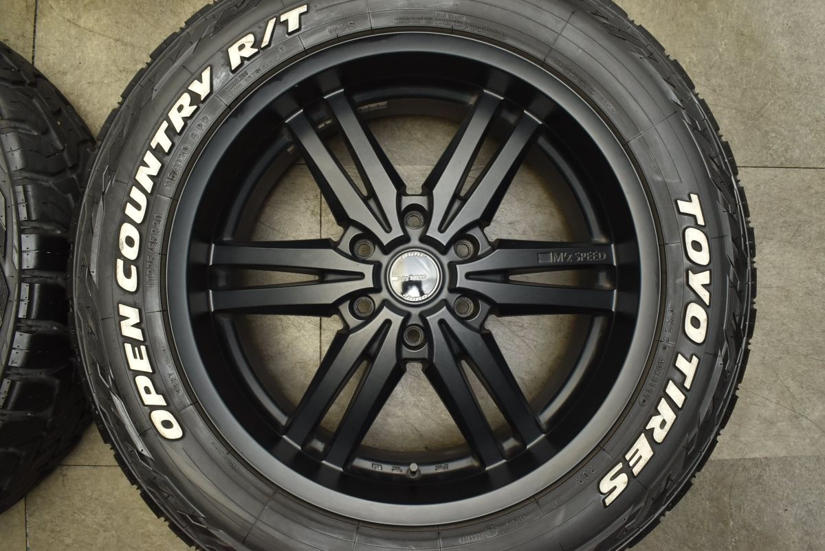 鍛造】M'Z SPEED juno 859 モノブロック 20in 8.5J +20 PCD139.7
