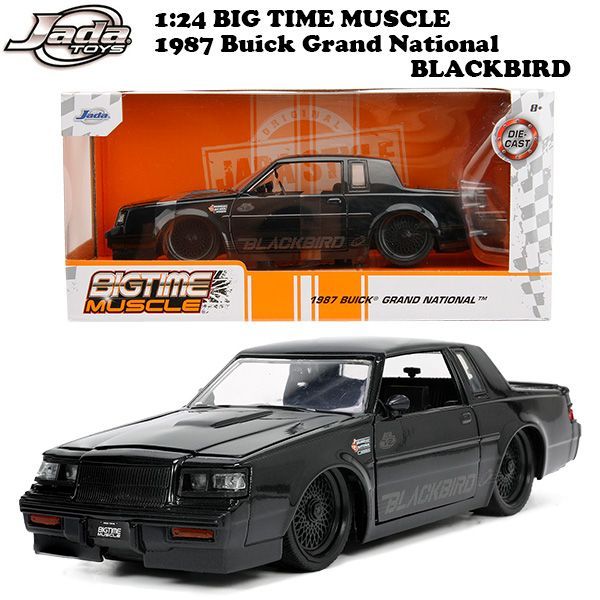 JADATOYS 1:24 BTM 1987 Buick Grand National BLACKBIRD