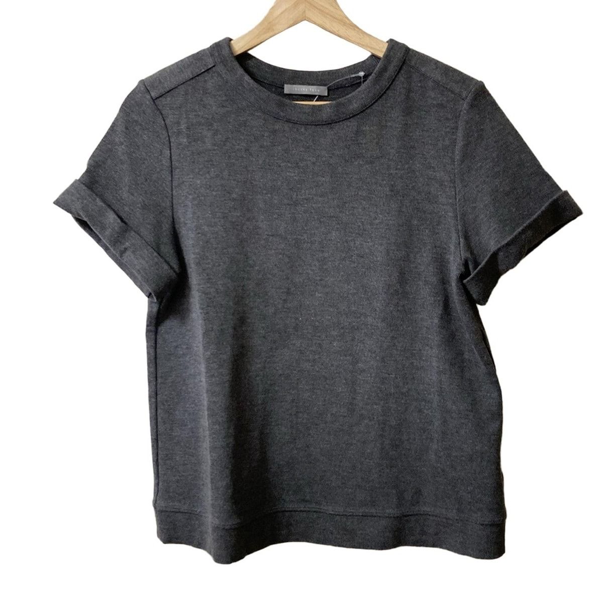 theory luxe セオリーリュクス トレーナー サイズ38 M レディース - ダークグレー 半袖