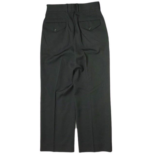 THE RERACS(ザ・リラクス)ストレートワイドスラックス ブラック