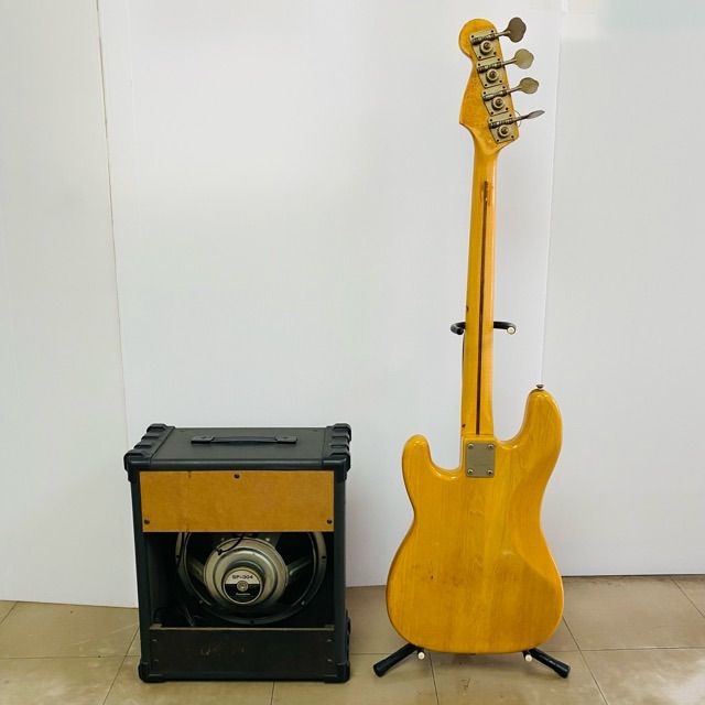 【配送不可、現地引取のみ、リユース品】YAMAHA　Pulser Bass 450　エレキベースギター、TOKYO SOUND　VAP20B　ベースアンプ　セット品