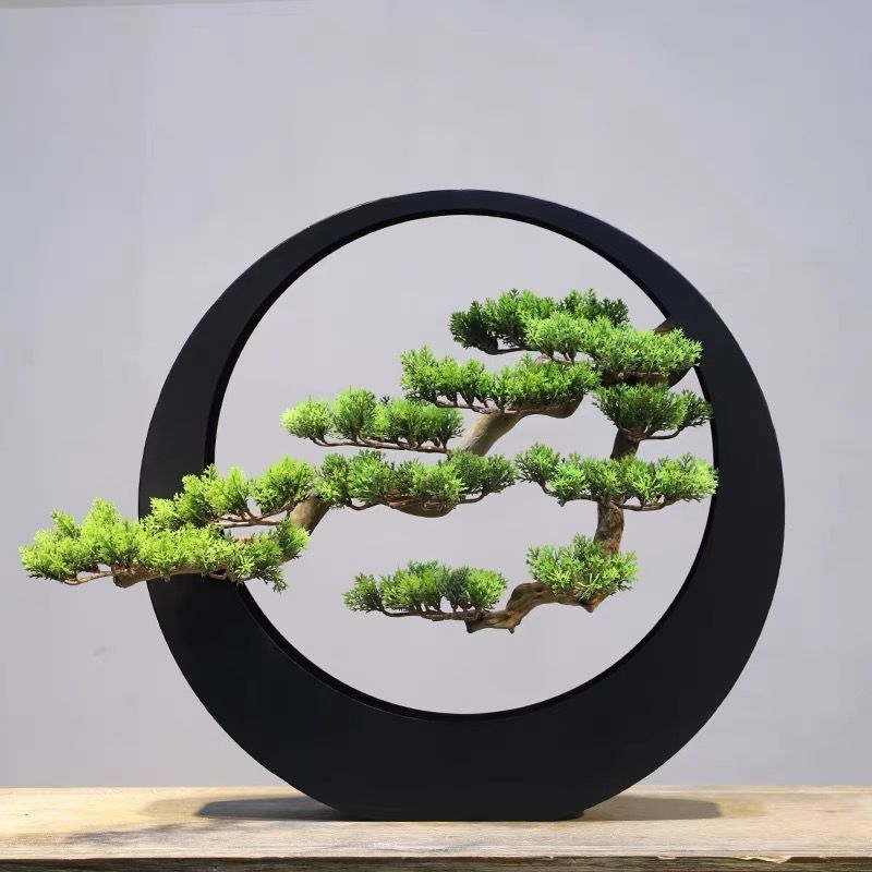 人工盆栽 フェイクグリーン ハンドメイド 松の木 模型 インテリア 模造