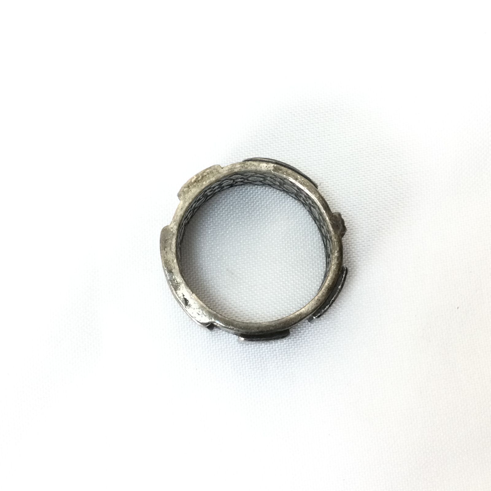1307 DIESEL ディーゼル D ロゴ 925 silver シルバー Ring リング 指輪 