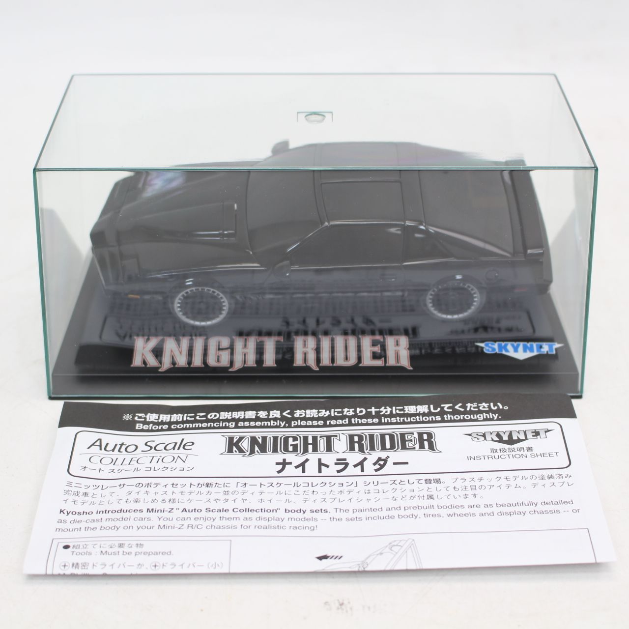 オートスケールコレクション(ナイトライダー KITT) 006)1/28 K.I.T.T.(ブラック) ミニッツレーサー用ボディセット