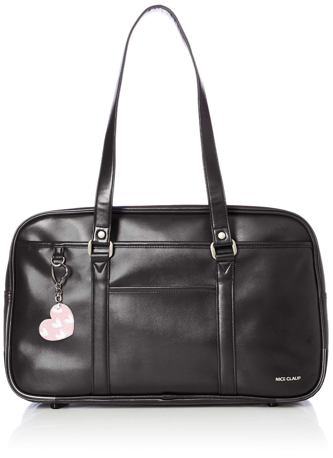 Color ブラック ナイスクラップ スクールバッグ 合皮 ガールズ NC378 01 ブラック×グレー